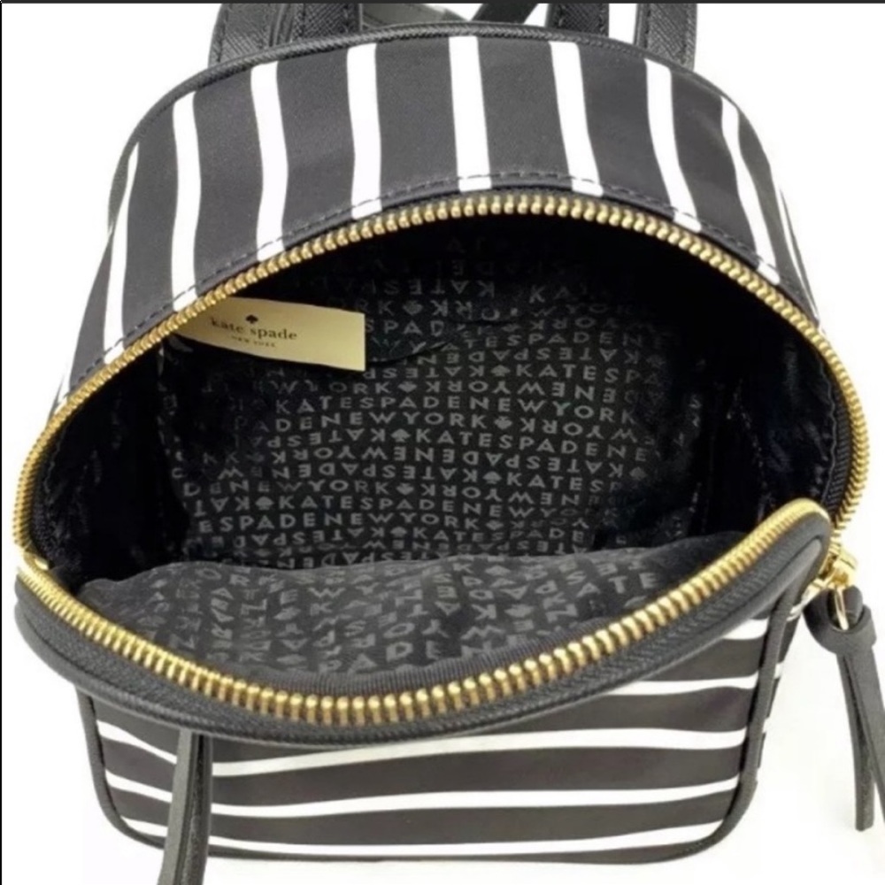 Kate Spade Backpack Mini Bradley Stripe - Picture 4 of 7